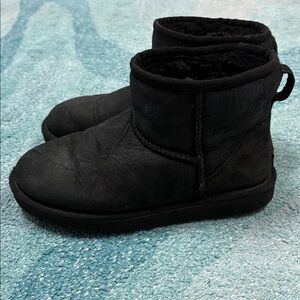 UGG Black Short Boots, Sz 7